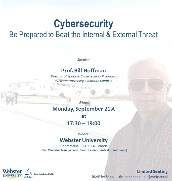 Cyber Security event in collaboration with Webster University